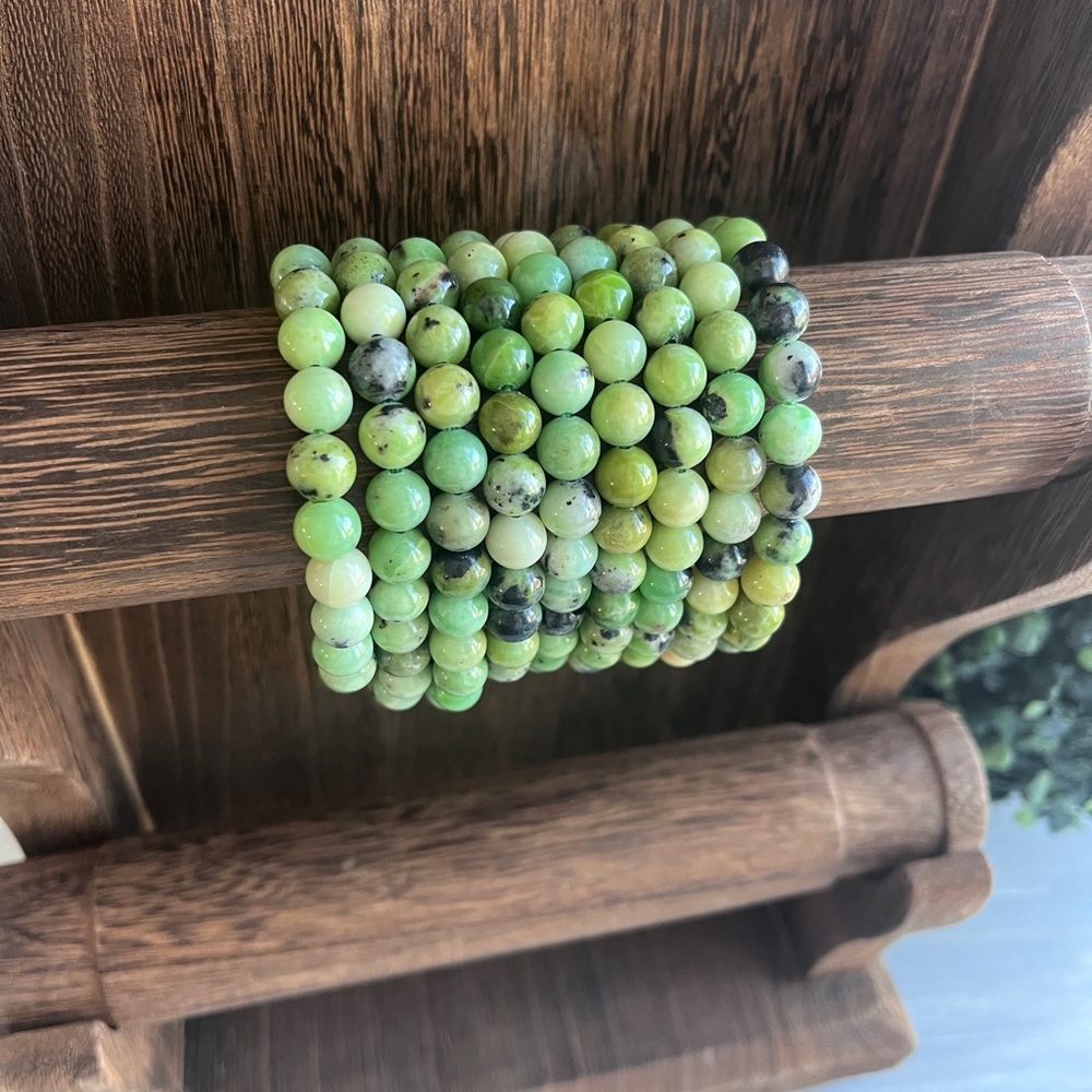 Chrysoprase bracelet